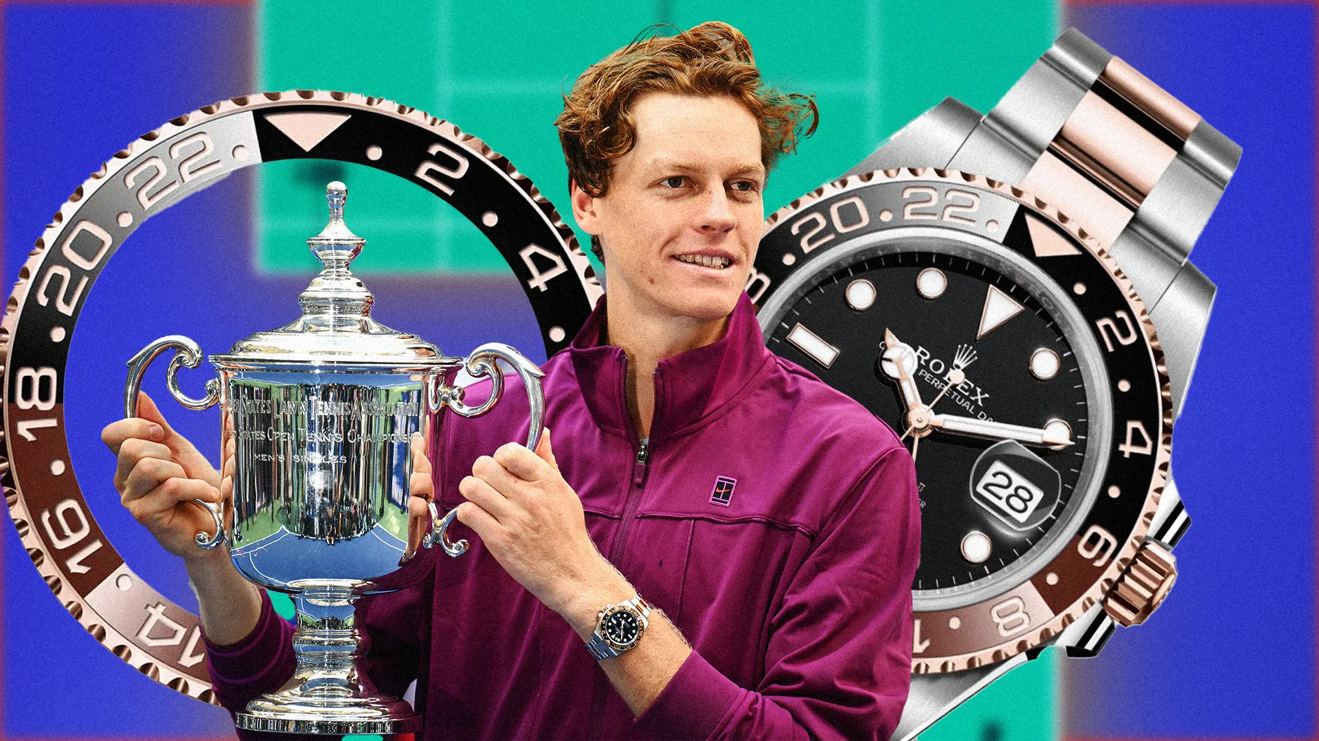 Sinner con Rolex